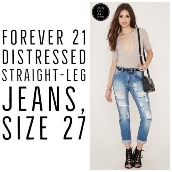 forever 21 straight leg jeans